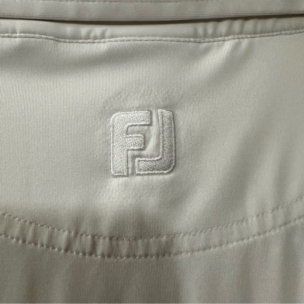 Footjoy FJ Golf Polo Shirt Mens Extra Large XL White - Picture 6 of 7